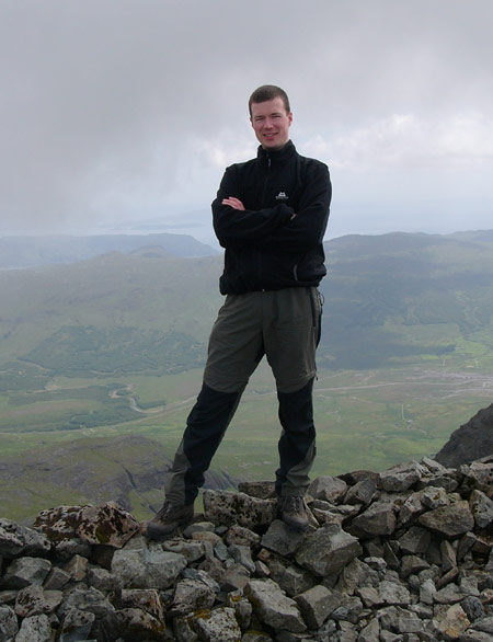 Iain on summit of Ben More